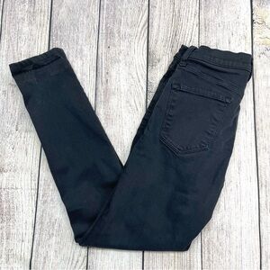 J Brand Maria Black High Rise Skinny Jeans Size 25